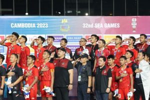 Kualifikasi Piala Asia U-23, Timnas Indonesia U-22 meraih medali emas SEA Games 2023 (c) Abdul Aziz